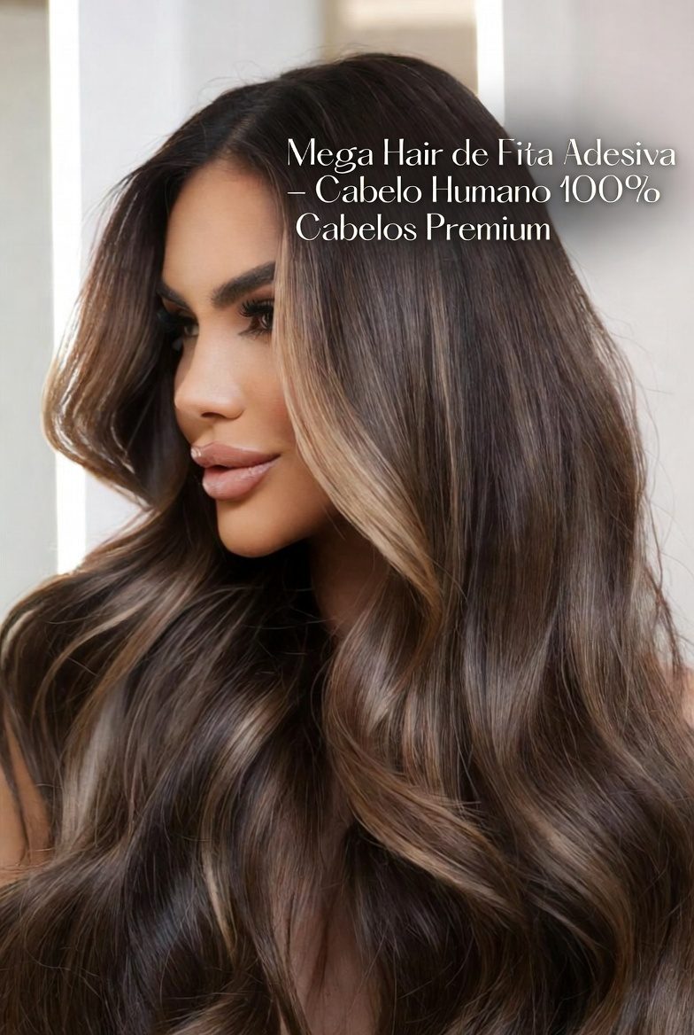 6 Coisas que Você Precisa Saber Antes de Fazer Mega Hair de Fita Adesiva com Cabelo Humano