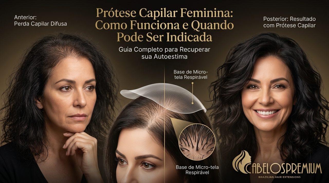 Prótese Capilar Feminina: Como Funciona e Quando Pode Ser Indicada